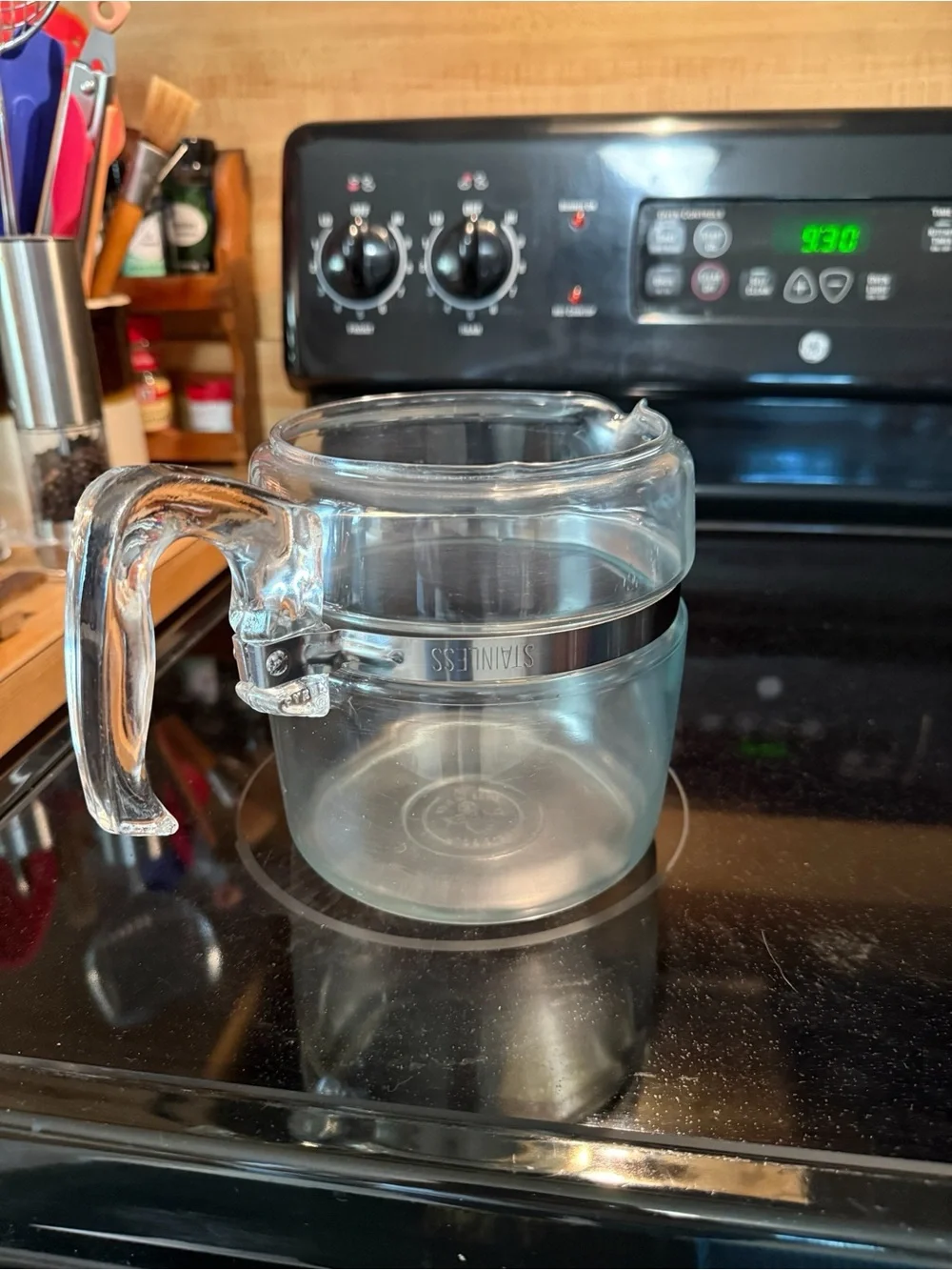 Vintage Pyrex Flameware Glass Percolator 6-Cup Pot ONLY